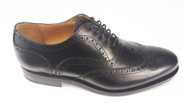 Berwick 2817 Brogue Box Calf Negro Anand Shoes of Stamford