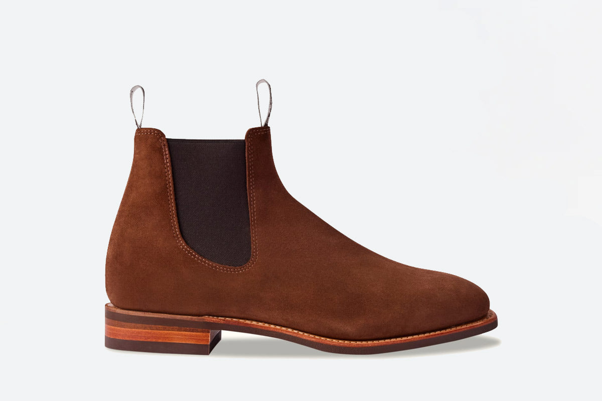 R M Williams Comfort Craftsman - Brown Suede