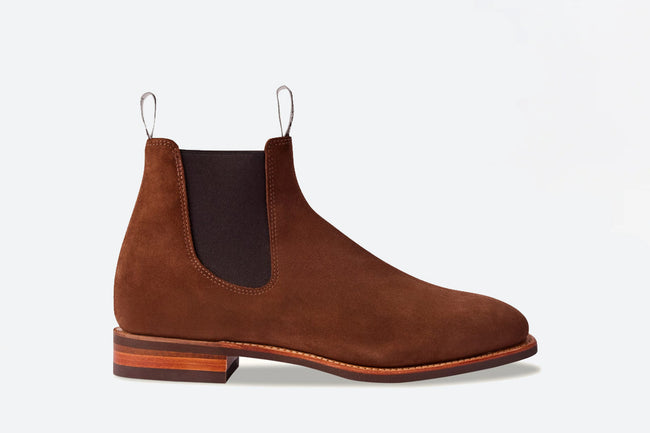 R M Williams Comfort Craftsman - Brown Suede