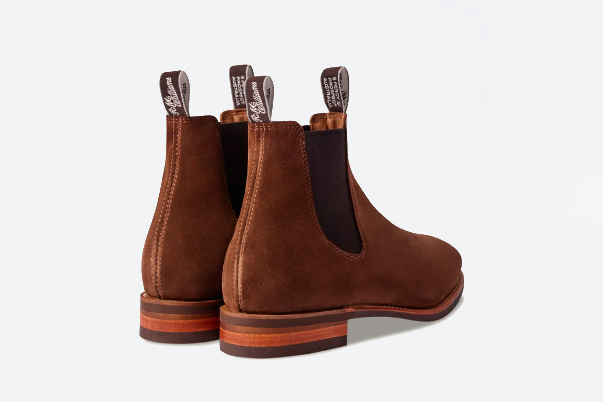 R M Williams Comfort Craftsman - Brown Suede