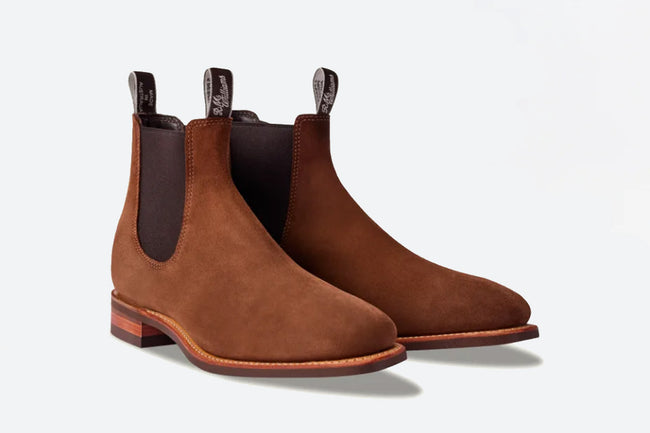 R M Williams Comfort Craftsman - Brown Suede