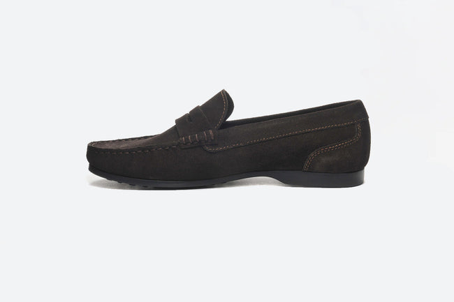 Sebago - Byron Suede Loafer - Dark Brown