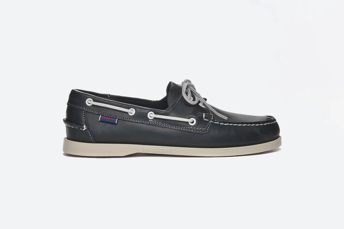 Sebago - Dockside Portland Leather - Navy