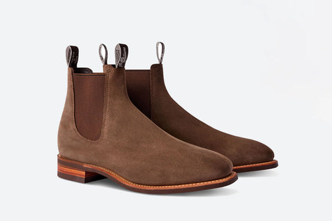 R M Williams Comfort Craftsman - Brown Suede