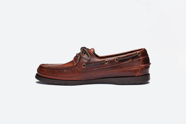 Sebago - Schooner Waxed Leather - Brown