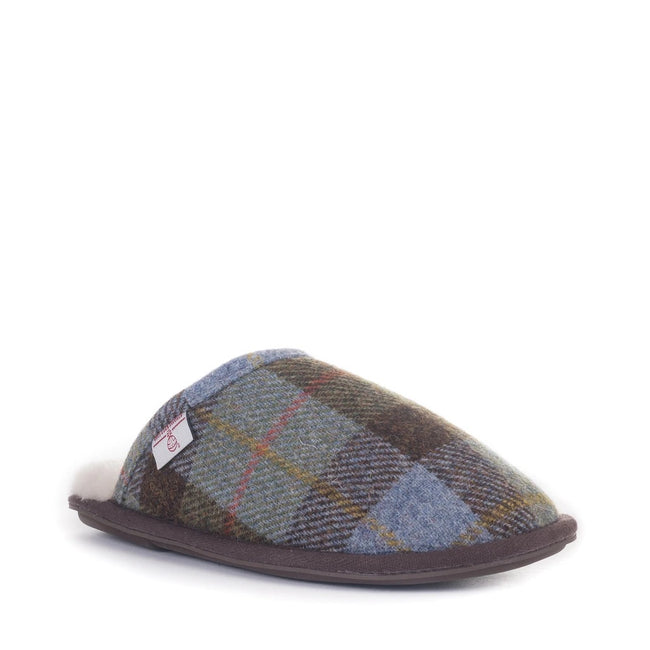 Harris Tweed - William - Chocolate/Green Check