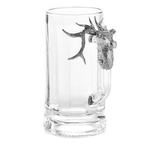 Stag Glass Tankard